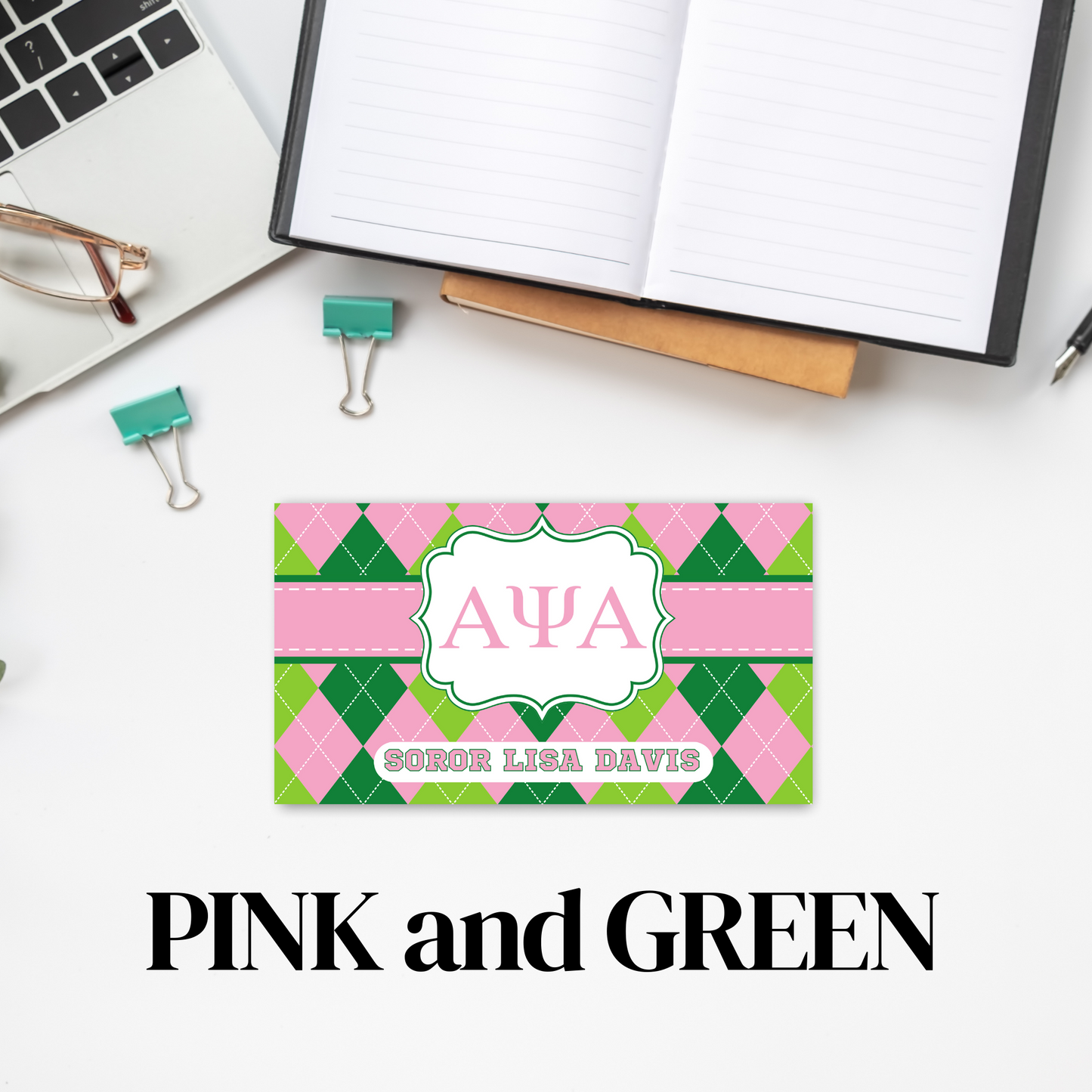 Sorority Inspired Personalized 2-Year Pocket Calendar 2025-2026 FREE DOMESTIC SHIPPING