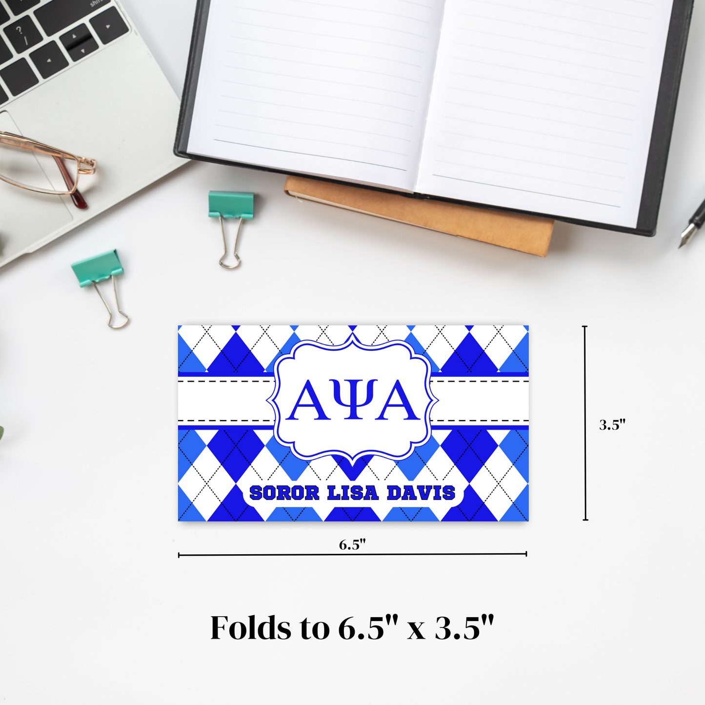 Sorority Inspired Personalized 2-Year Pocket Calendar 2025-2026 FREE DOMESTIC SHIPPING