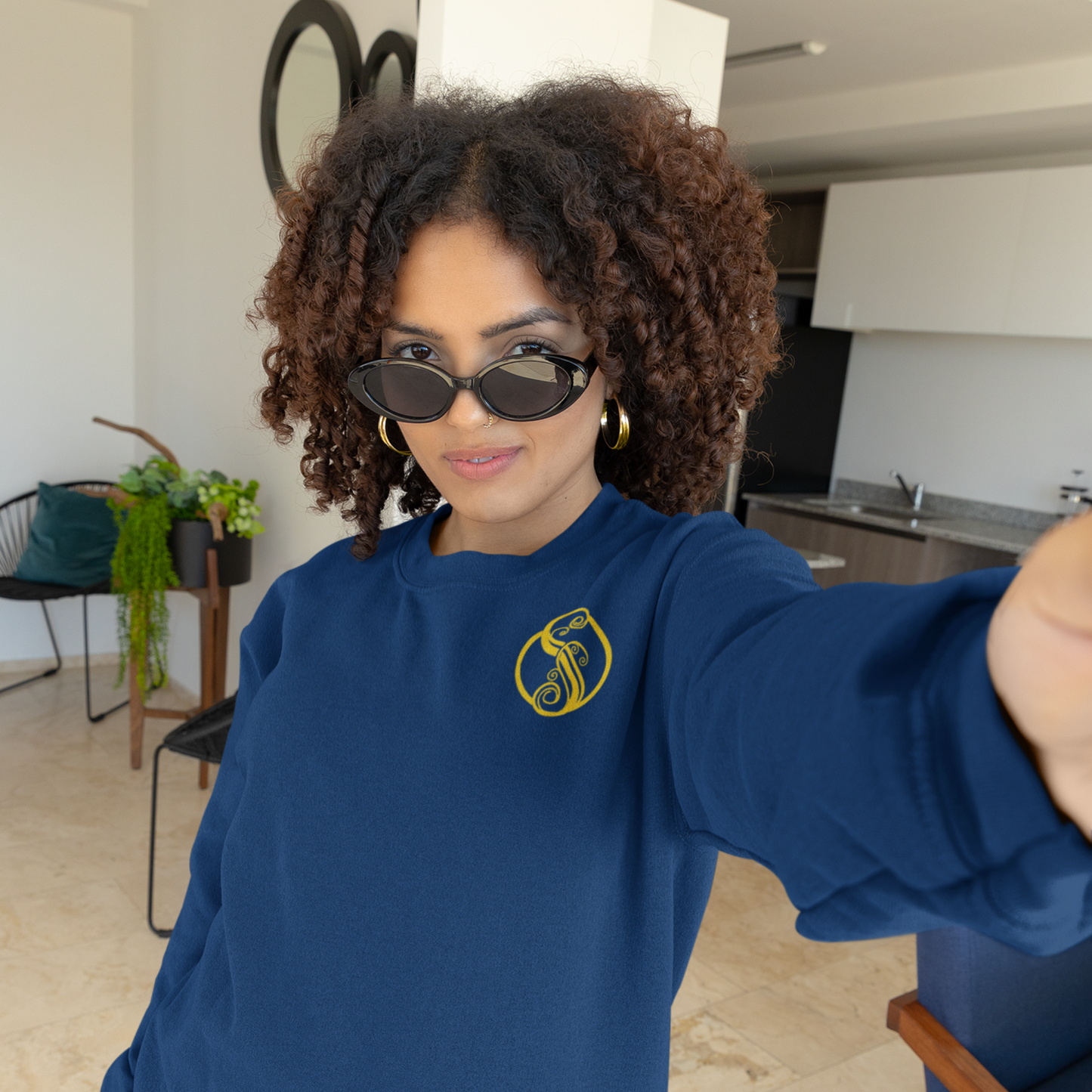 Wickedly Inspired EMBROIDERED Sweatshirt FREE DOMESTIC SHIPPING!