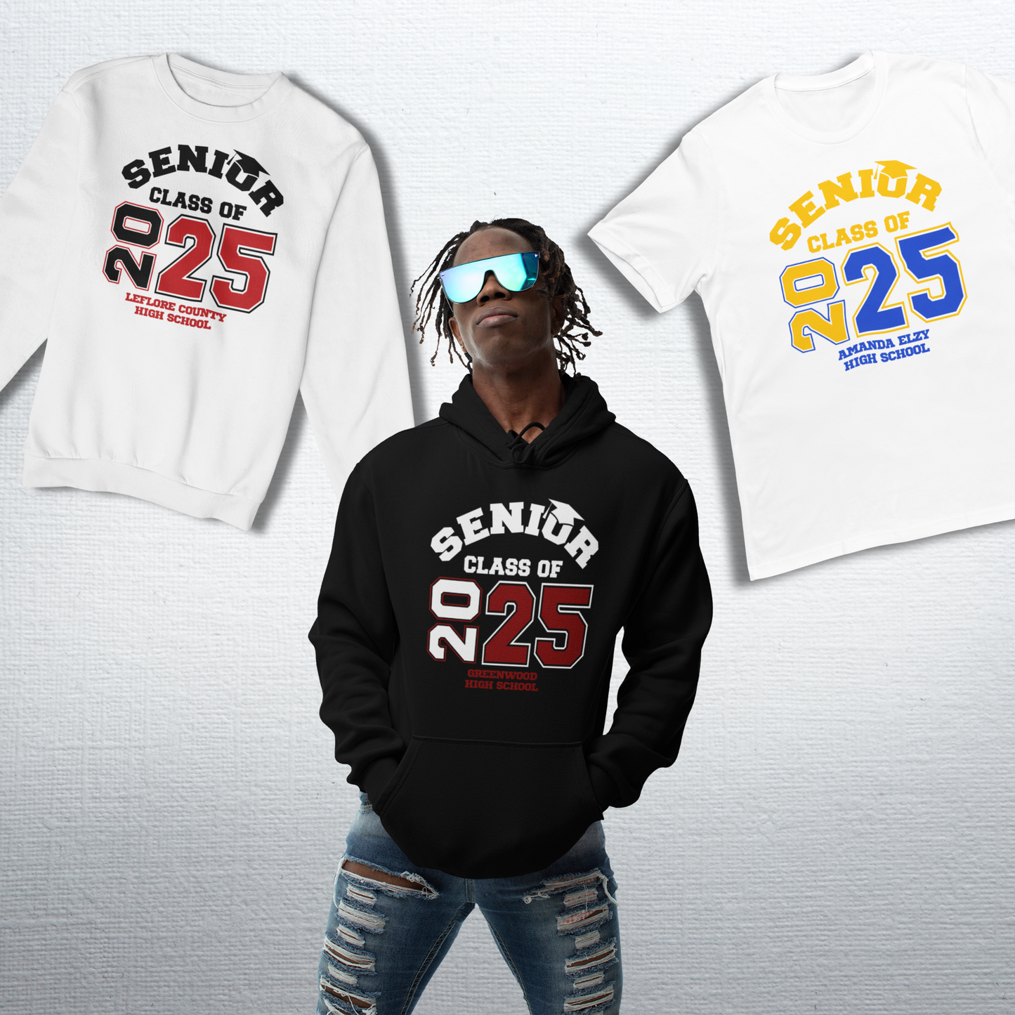 2025 Senior Customizable T-Shirt, Sweatshirt, or Hoodie. FREE DOMESTIC SHIPPING!