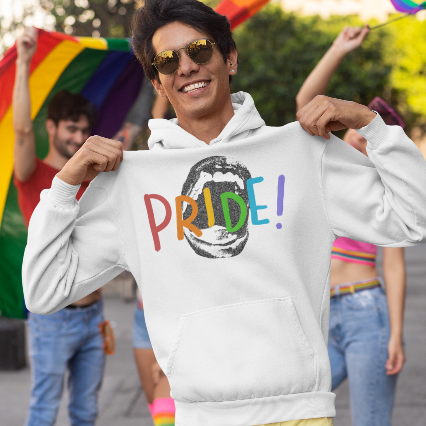 Shout PRIDE! T-Shirt, Sweatshirt, or Hoodie. FREE DOMESTIC SHIPPING!