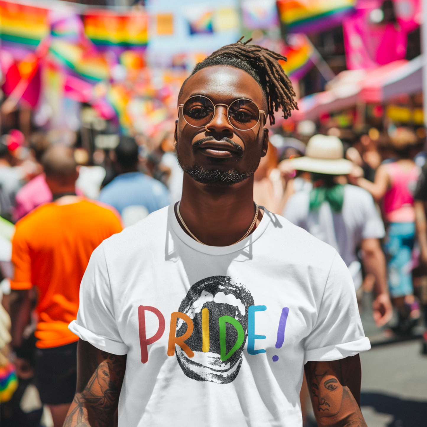 Shout PRIDE! T-Shirt, Sweatshirt, or Hoodie. FREE DOMESTIC SHIPPING!