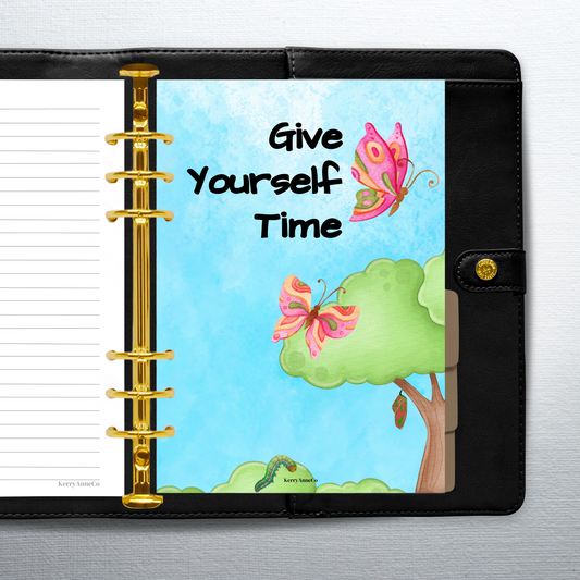 Give Yourself Time Inspirational Dashboard