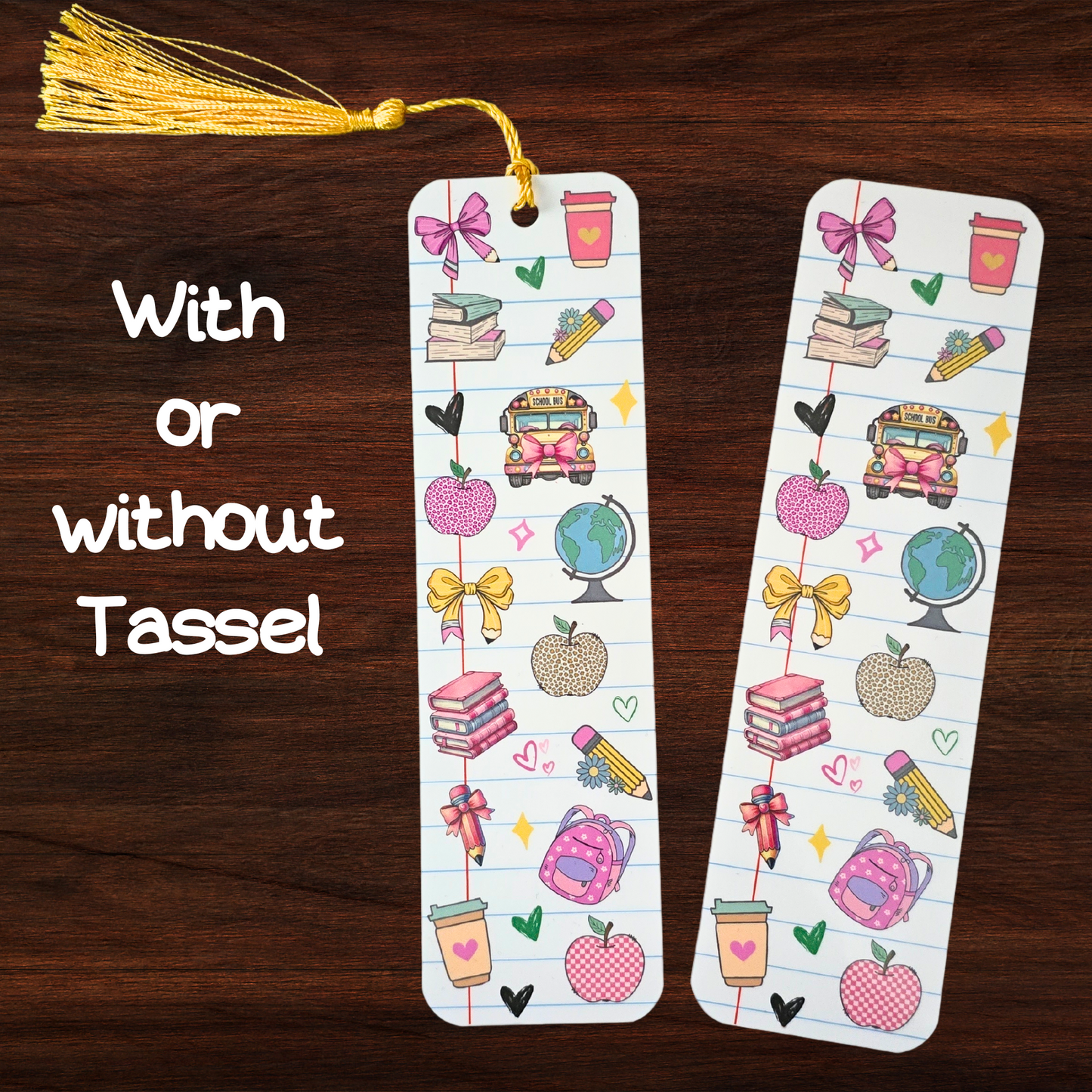 School Days Bookmark Perfect Gift for Students and Teachers