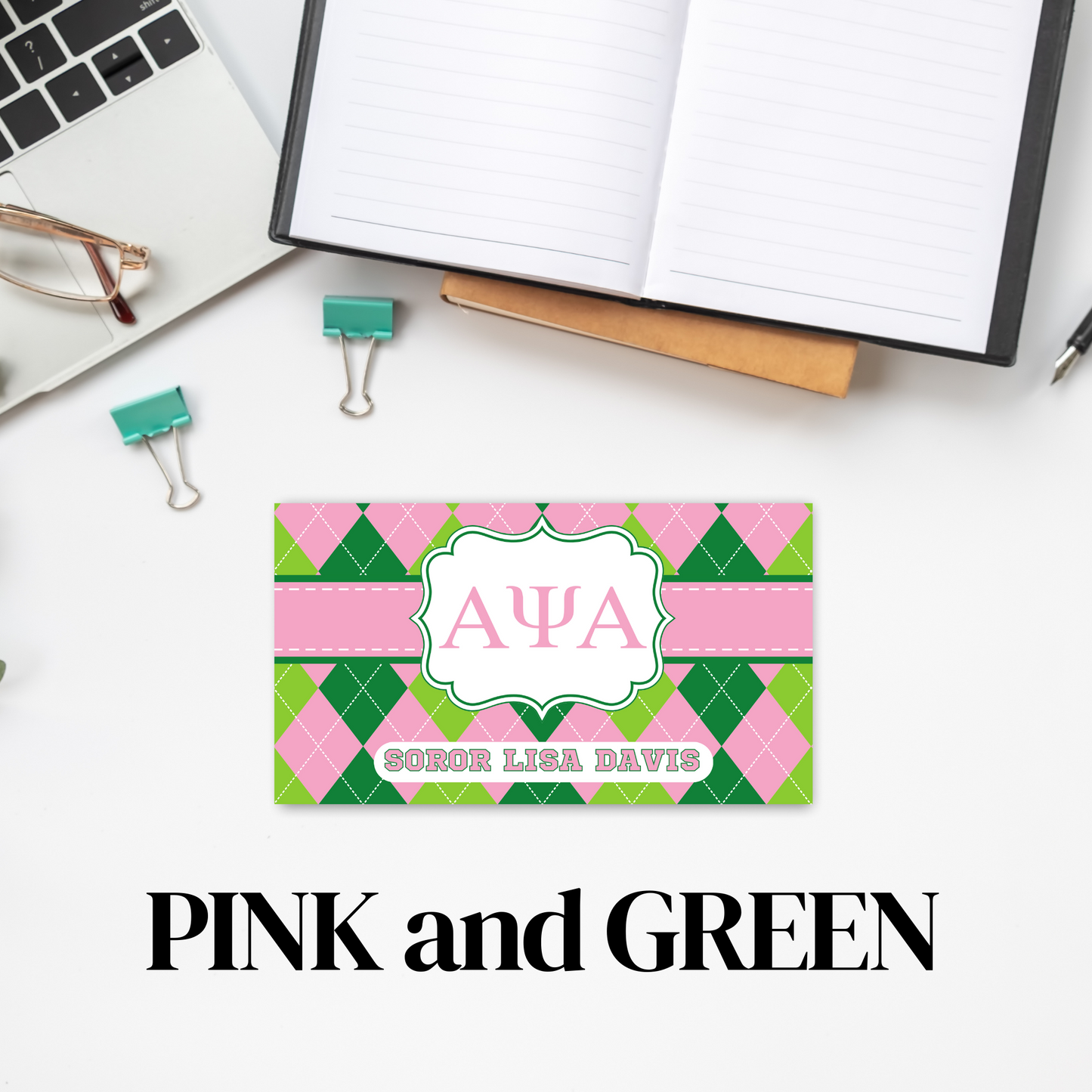 Sorority Inspired Personalized 2-Year Pocket Calendar 2024-2025 FREE DOMESTIC SHIPPING