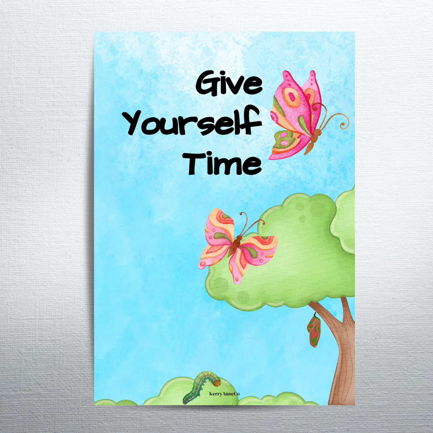 Give Yourself Time Inspirational Dashboard