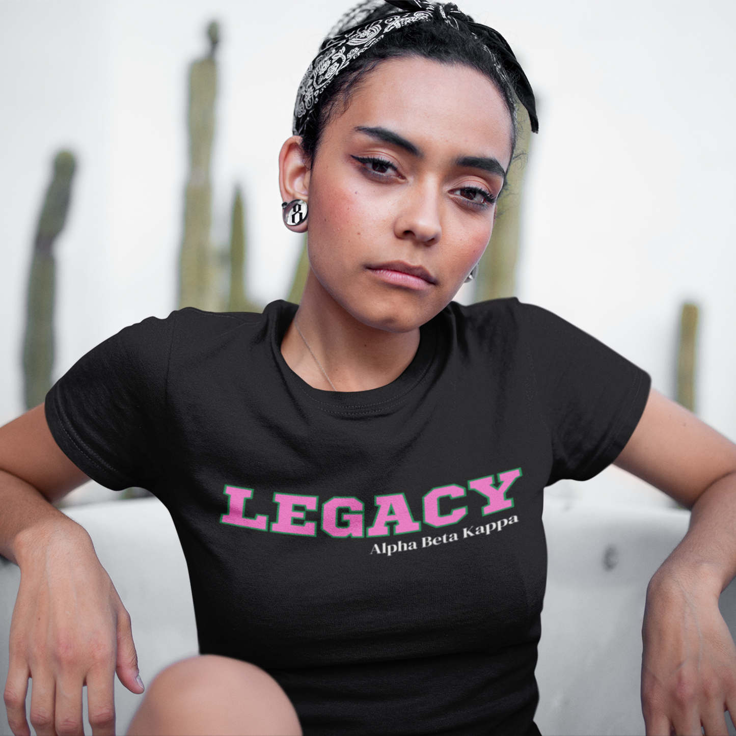 Pink and Green LEGACY Customizable T-Shirt. FREE DOMESTIC SHIPPING!