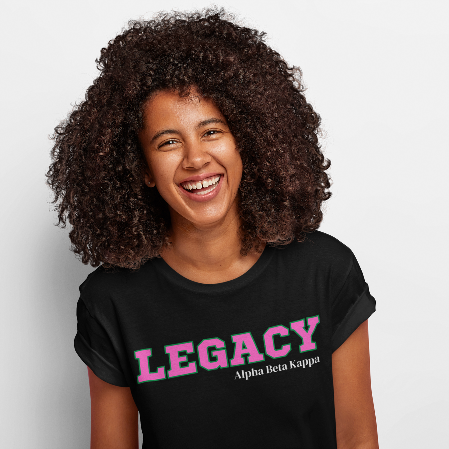 Pink and Green LEGACY Customizable T-Shirt. FREE DOMESTIC SHIPPING!