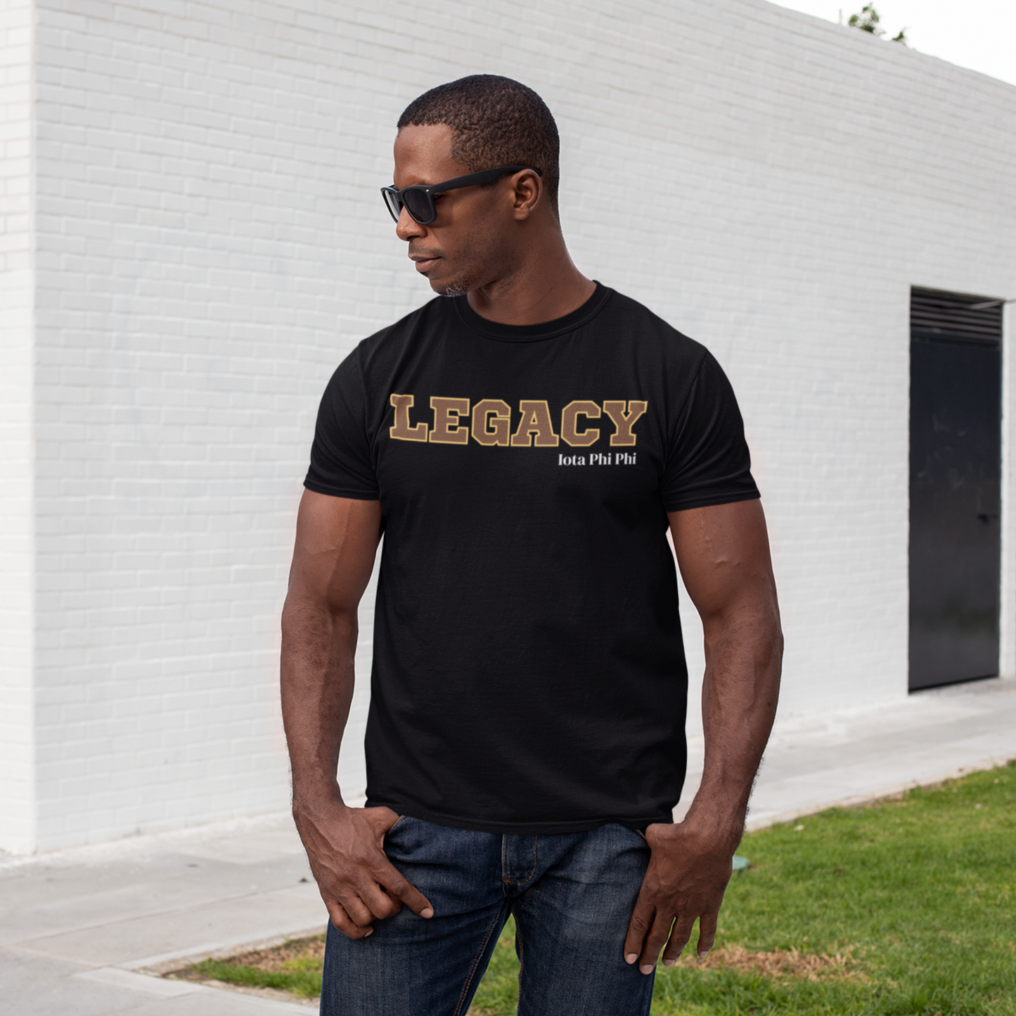 Brown and Gold LEGACY Customizable T-Shirt. FREE DOMESTIC SHIPPING!