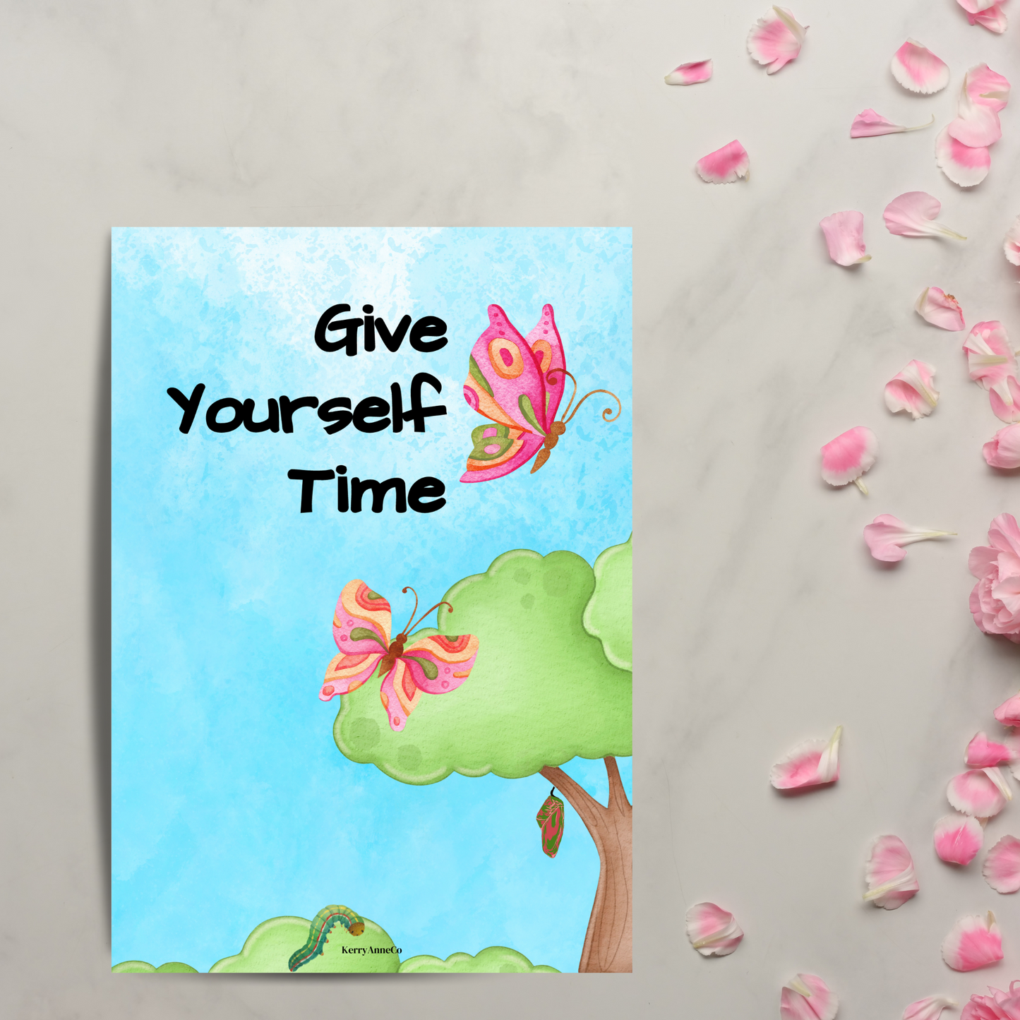 Give Yourself Time Inspirational Dashboard