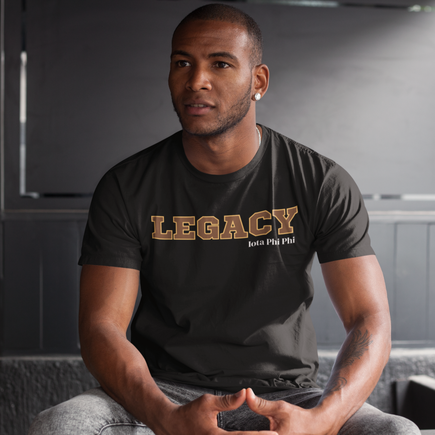 Brown and Gold LEGACY Customizable T-Shirt. FREE DOMESTIC SHIPPING!