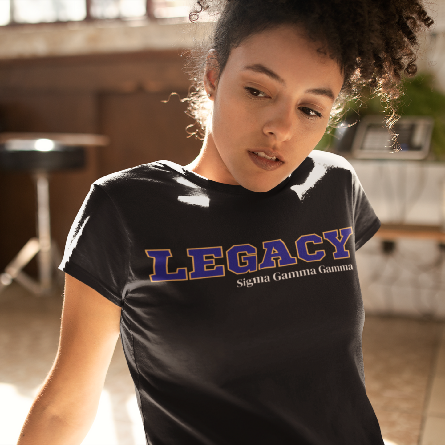 Blue and Gold LEGACY Customizable T-Shirt. FREE DOMESTIC SHIPPING!