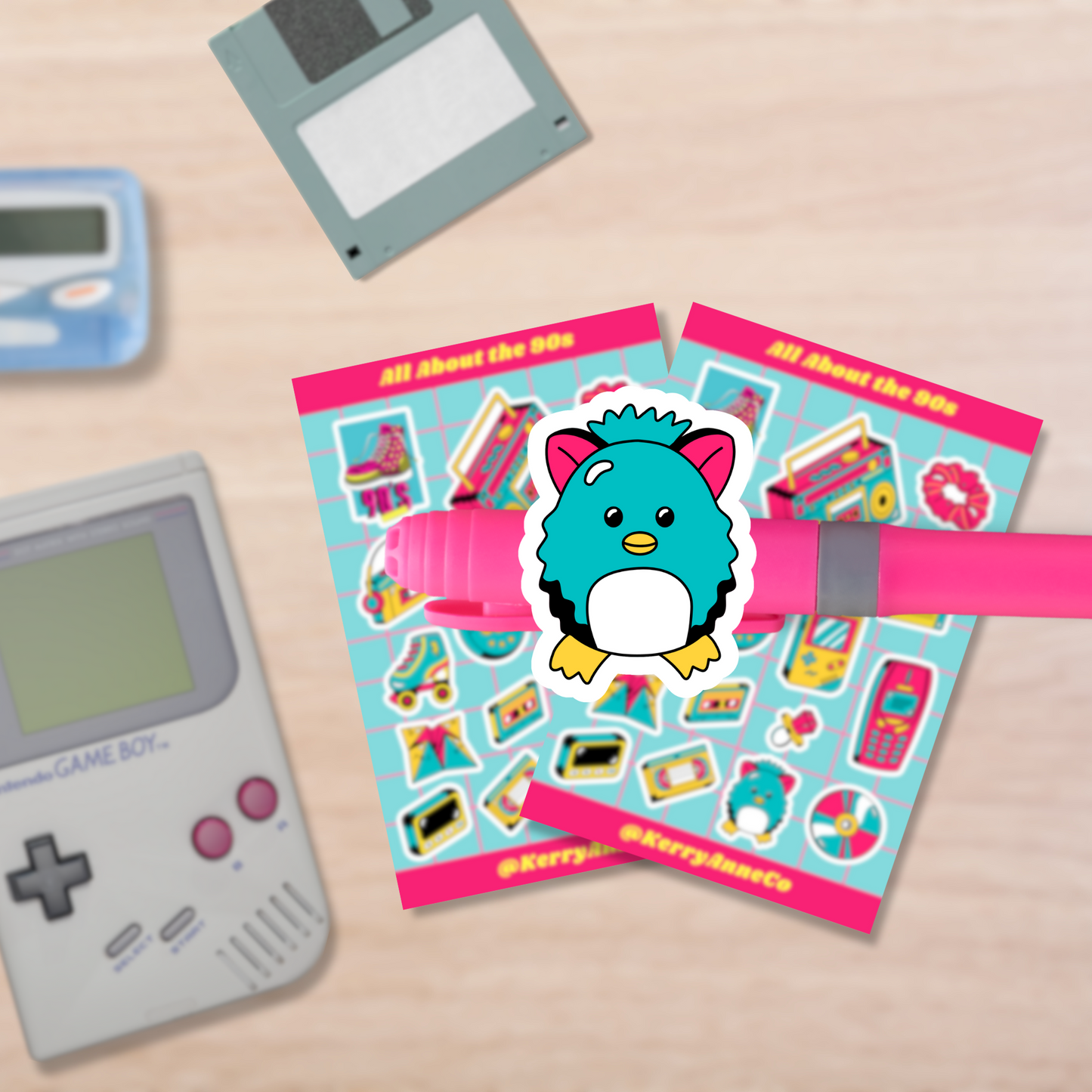 All About the 90s Sticker Sheet