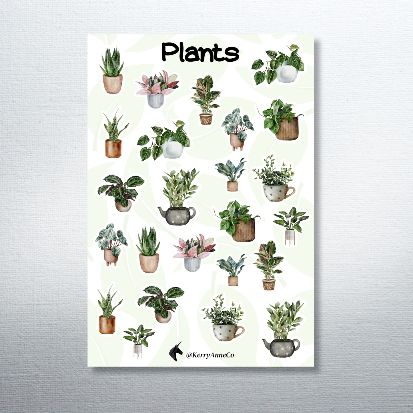 Plant Sticker Sheet