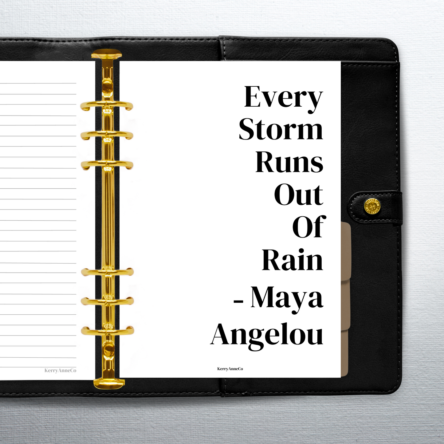 Every Storm Runs Out of Rain Maya Angelou Dashboard