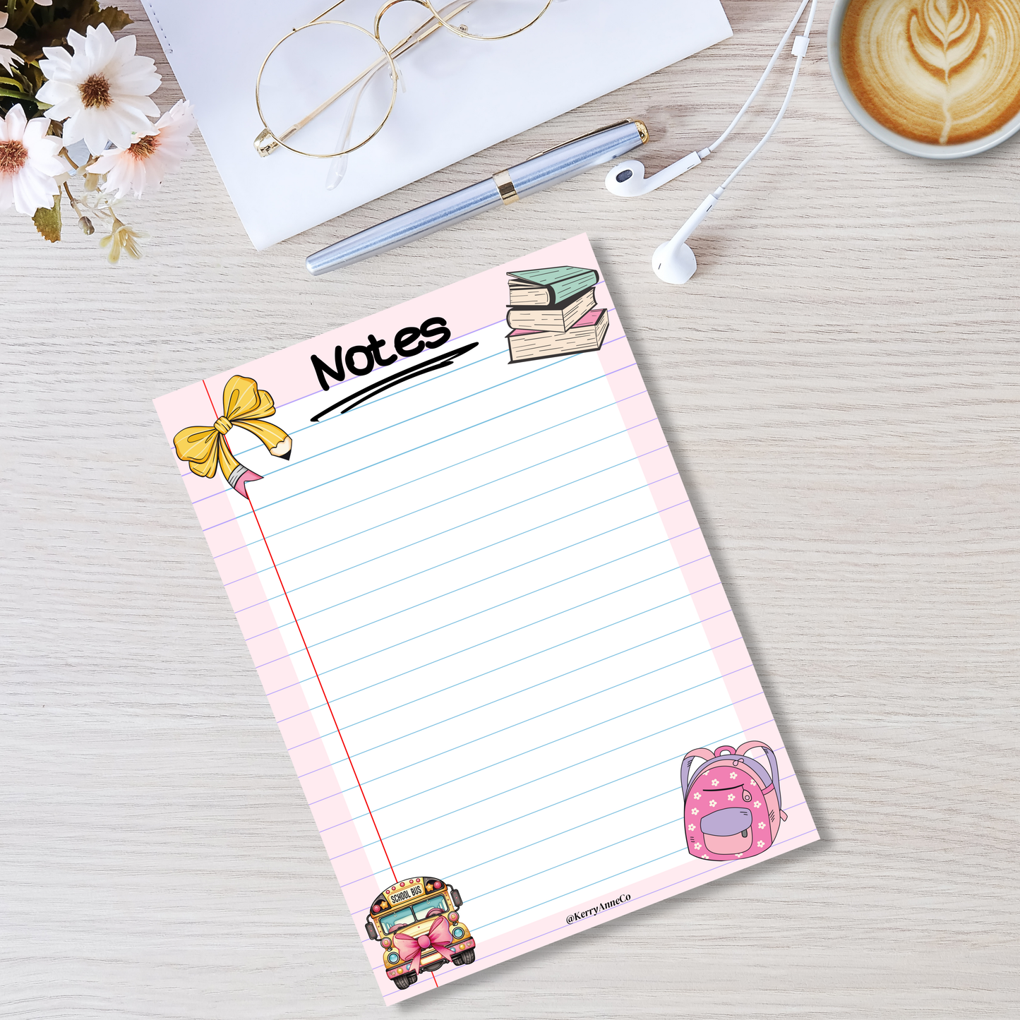 School Days Premium Notepad