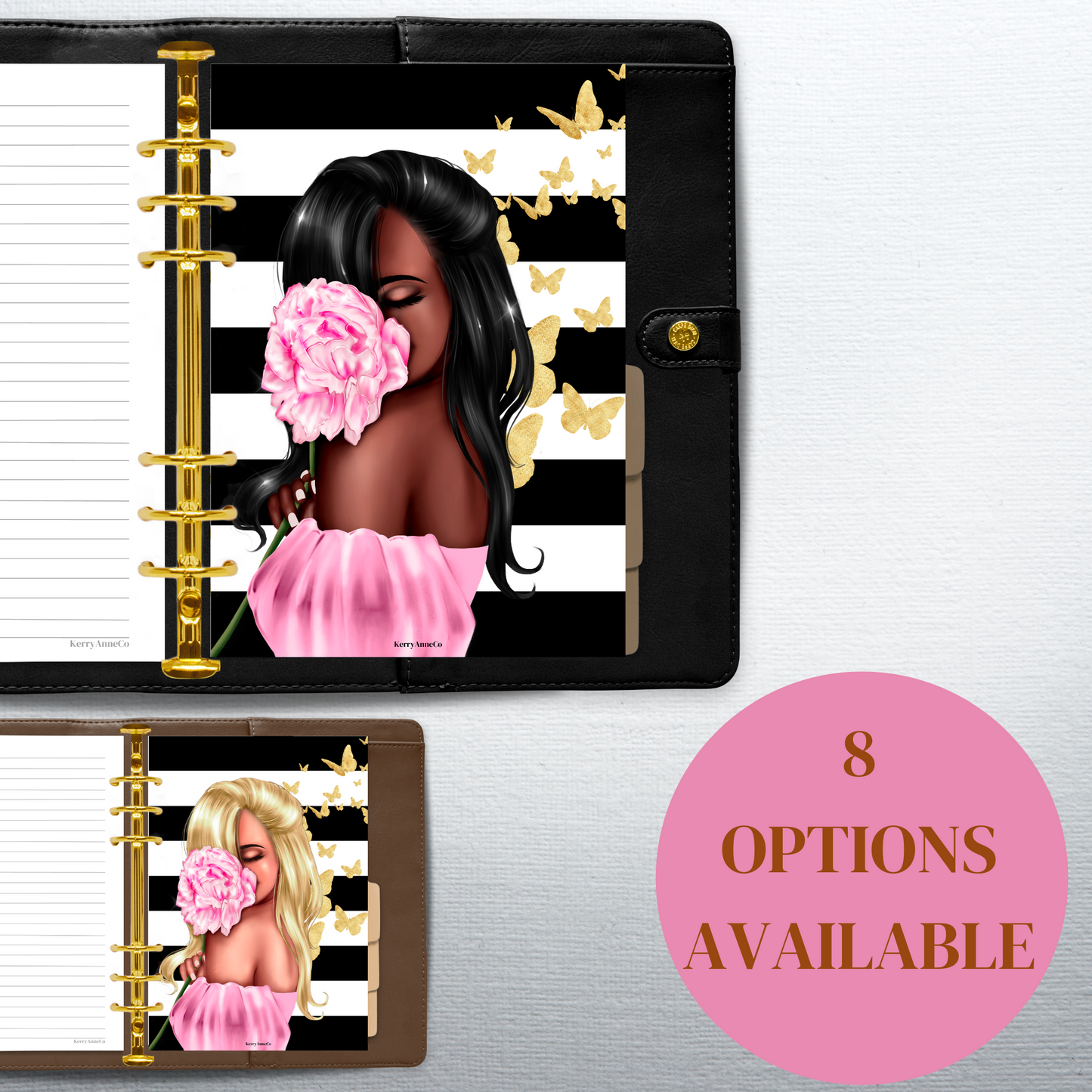 Pretty Pink Peony Customizable Dashboard