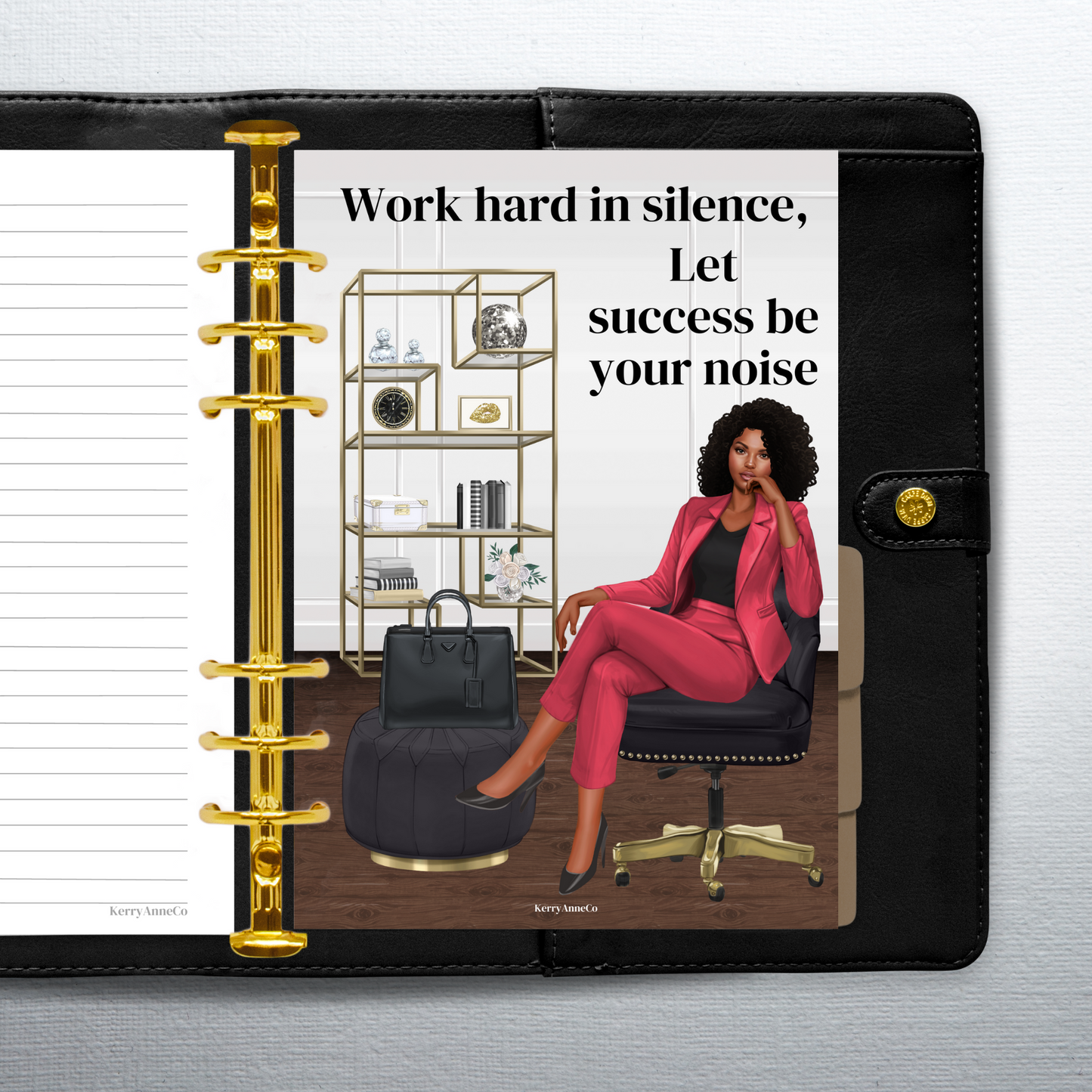 Work hard in Silence Customizable Dashboard