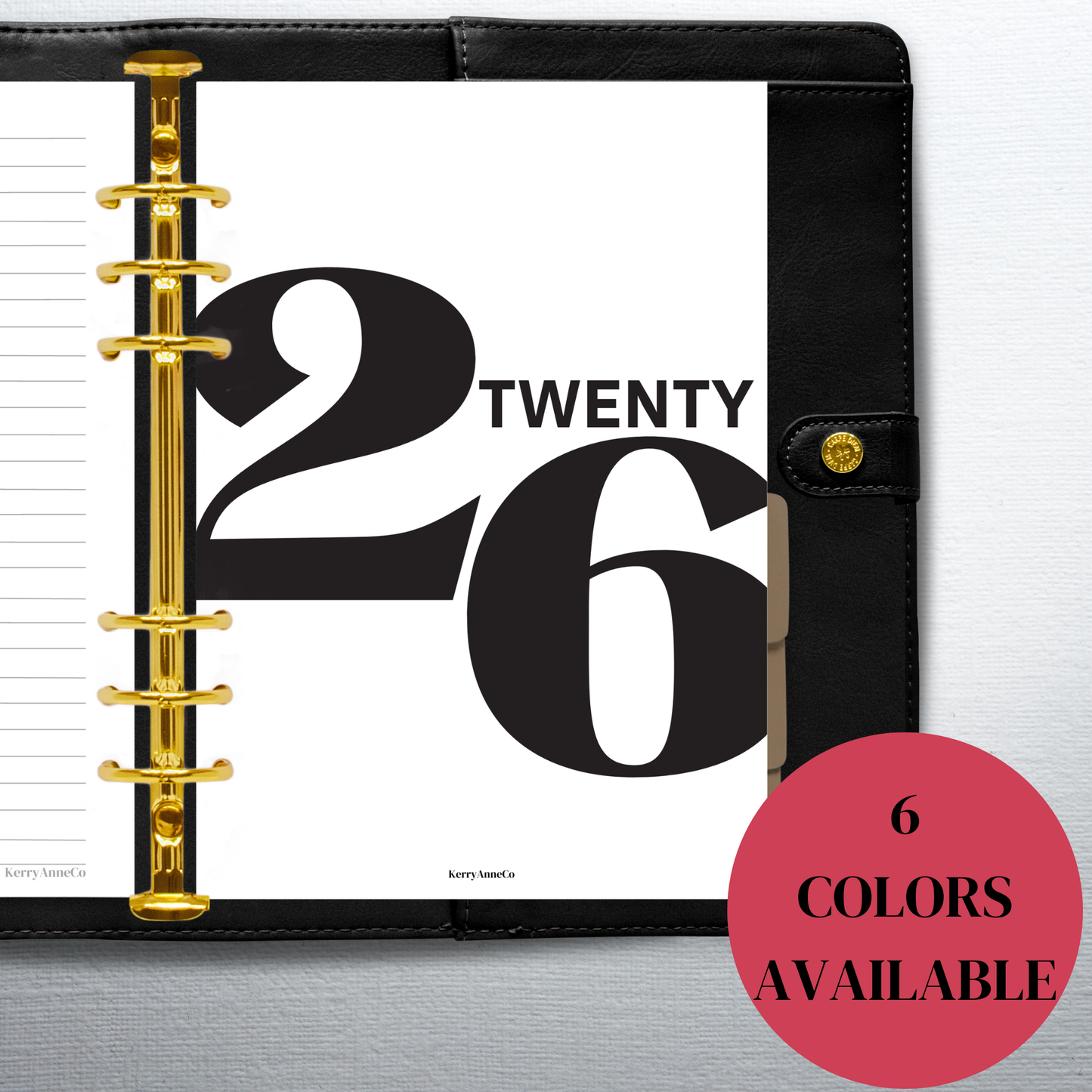 2026 Planner Binder Dashboard Set