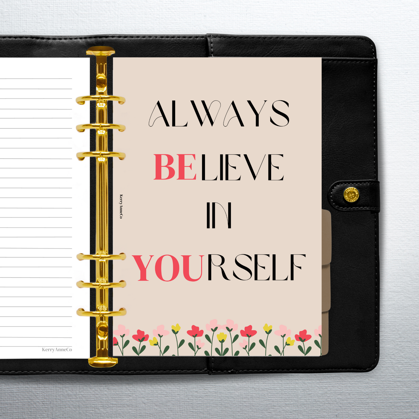 Always Believe in Yourself/Be You Dashboard