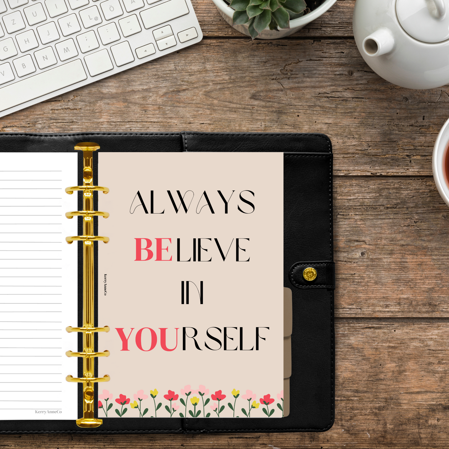 Always Believe in Yourself/Be You Dashboard