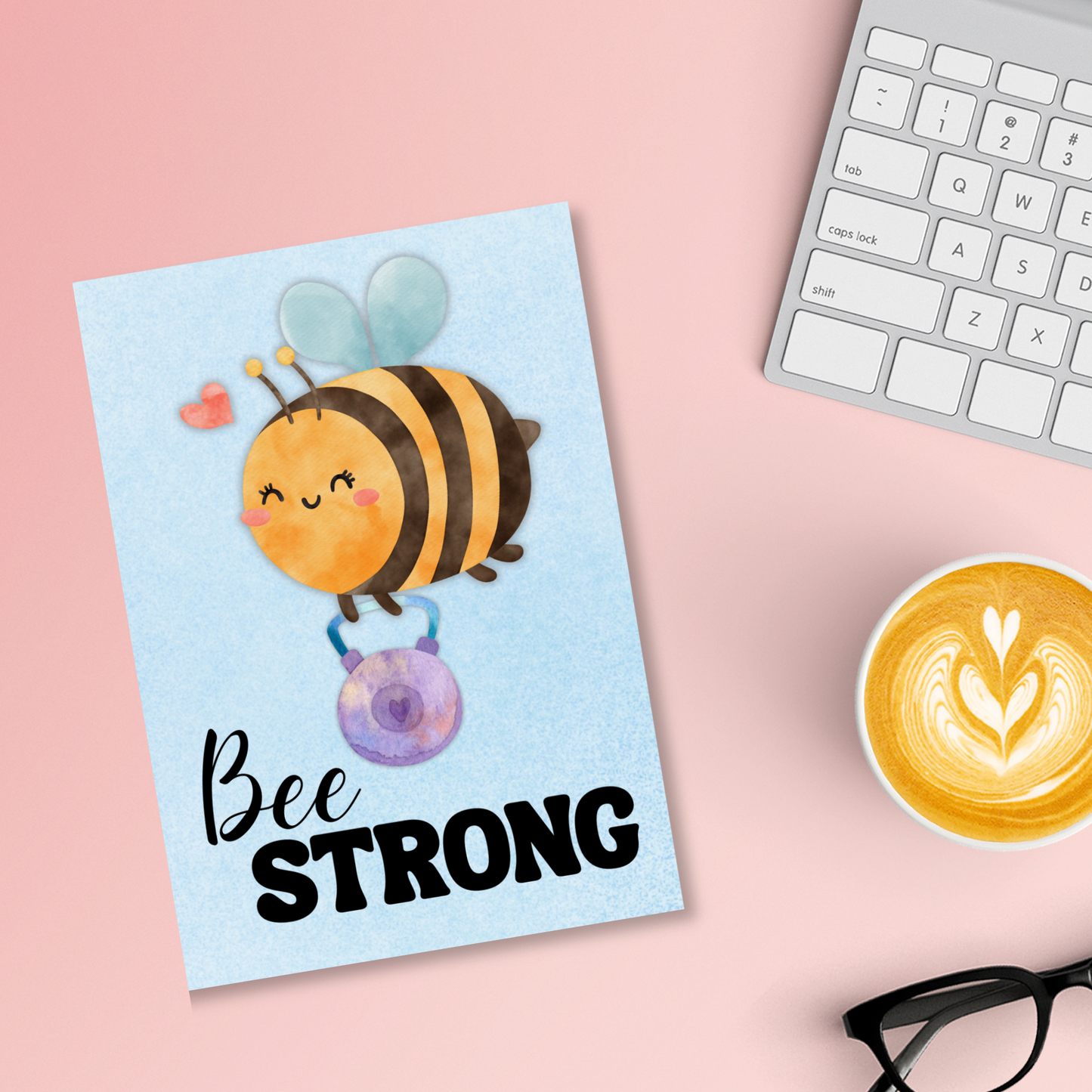 Bee Strong Greeting Card