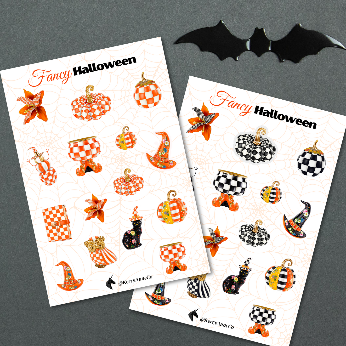 Fancy Halloween Sticker Sheet