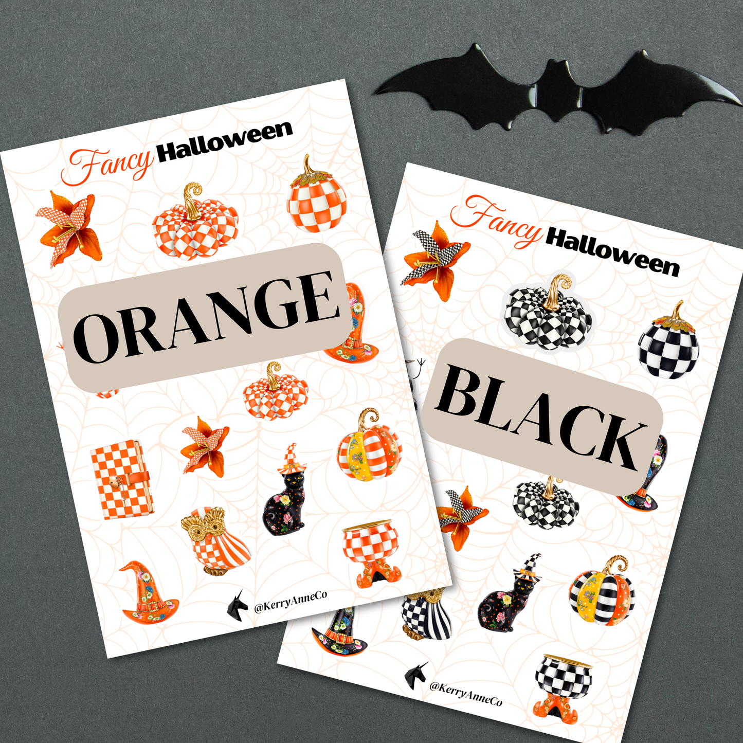 Fancy Halloween Sticker Sheet