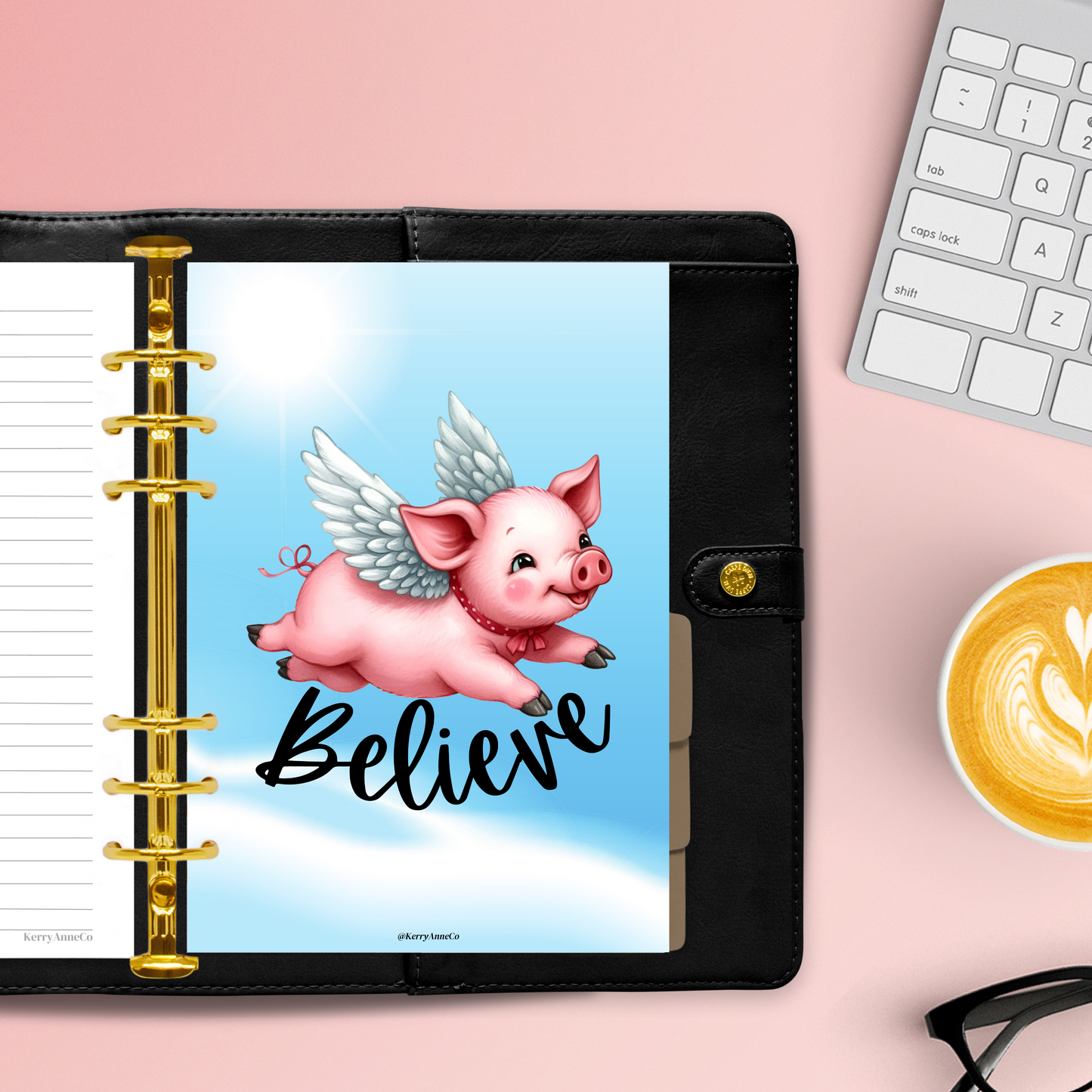 Believe Pigs Fly Binder Dashboard