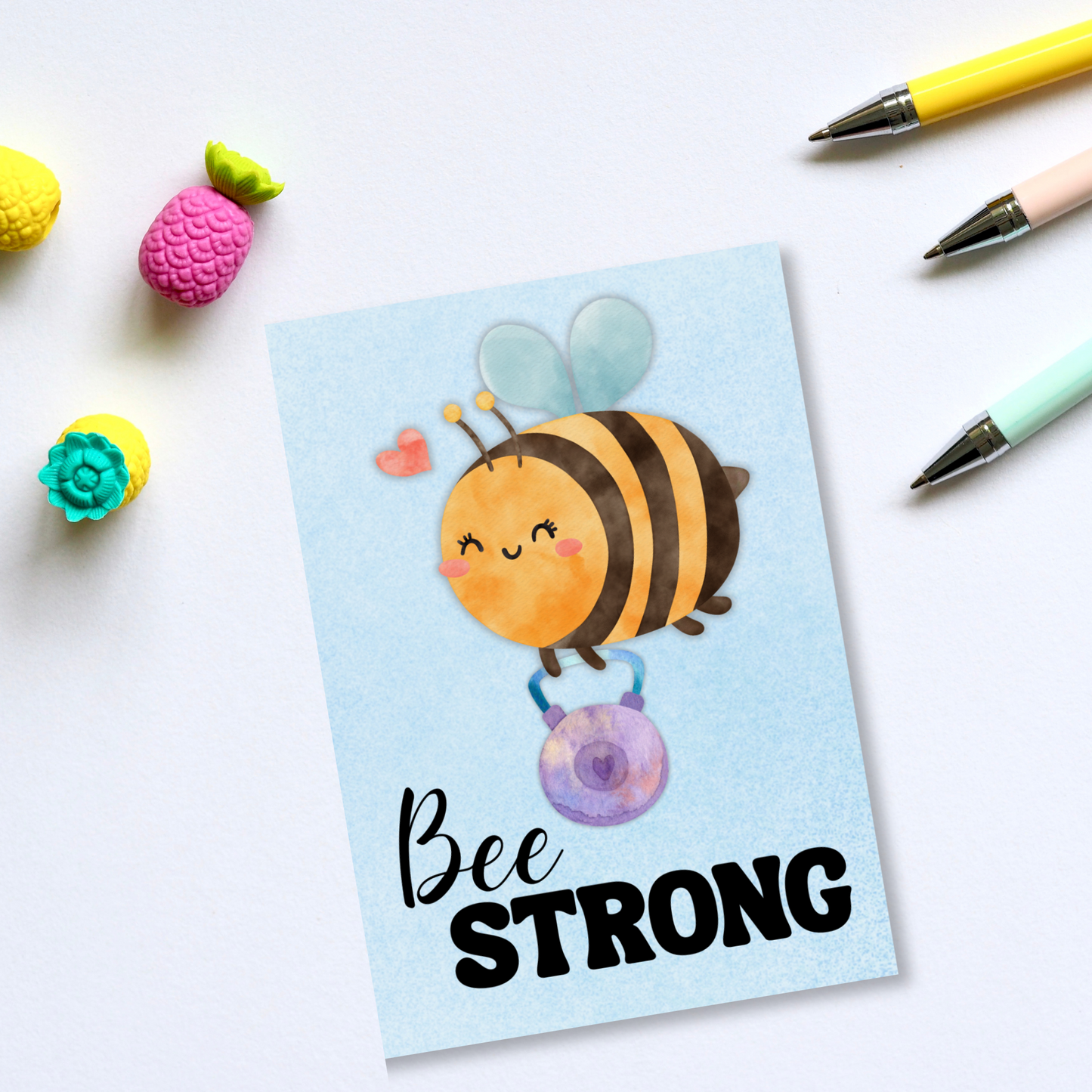 Bee Strong Greeting Card