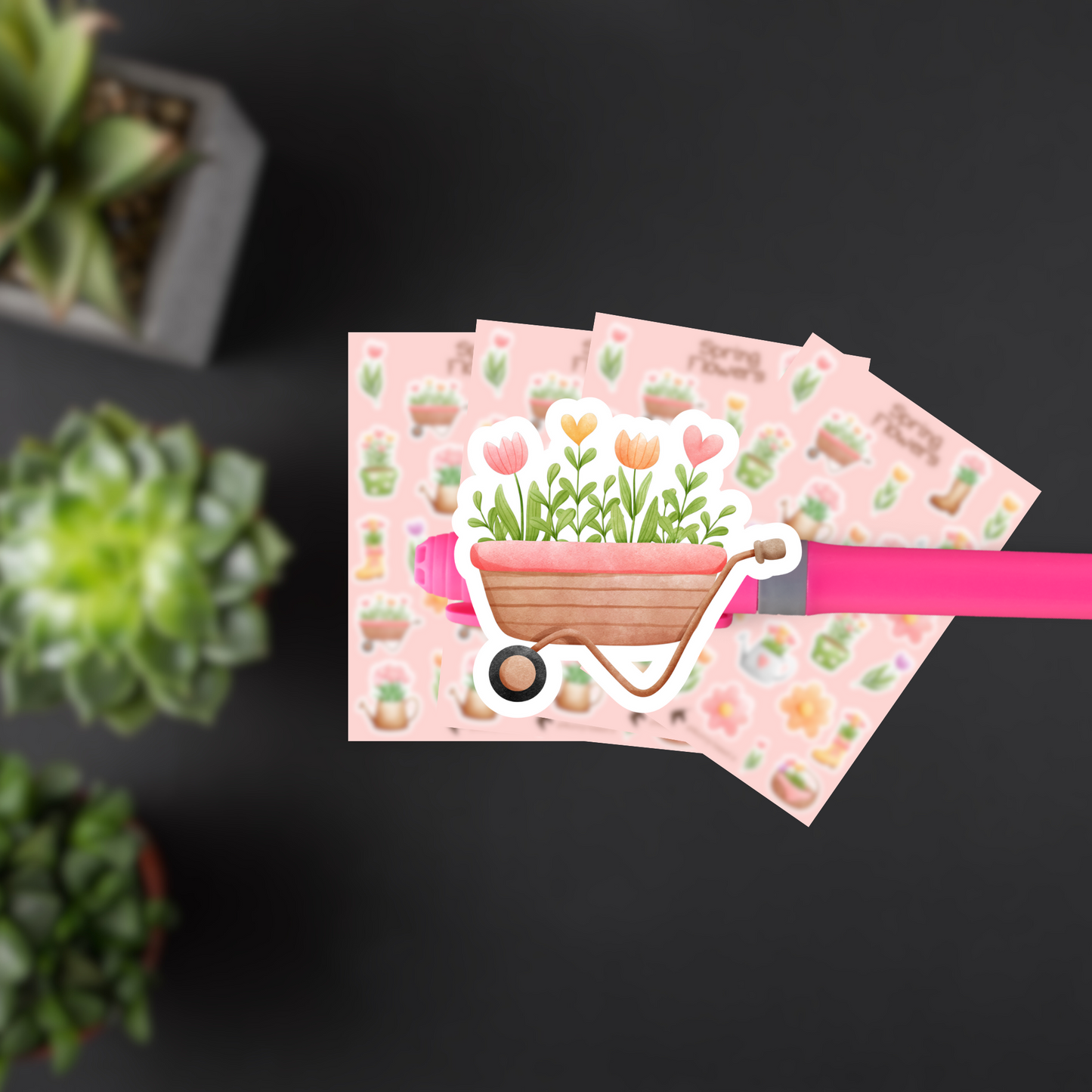 Spring Flowers Sticker Sheet