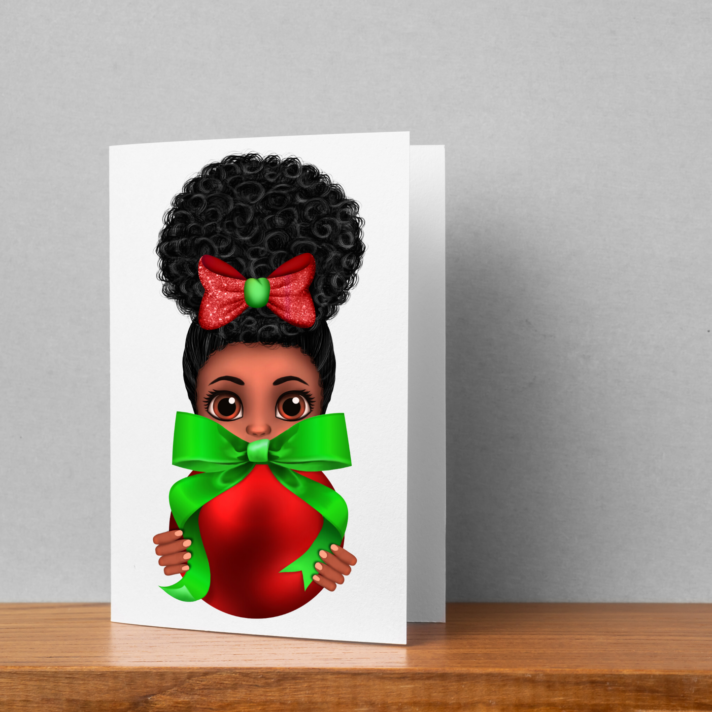 Ornament Cutie Christmas Card