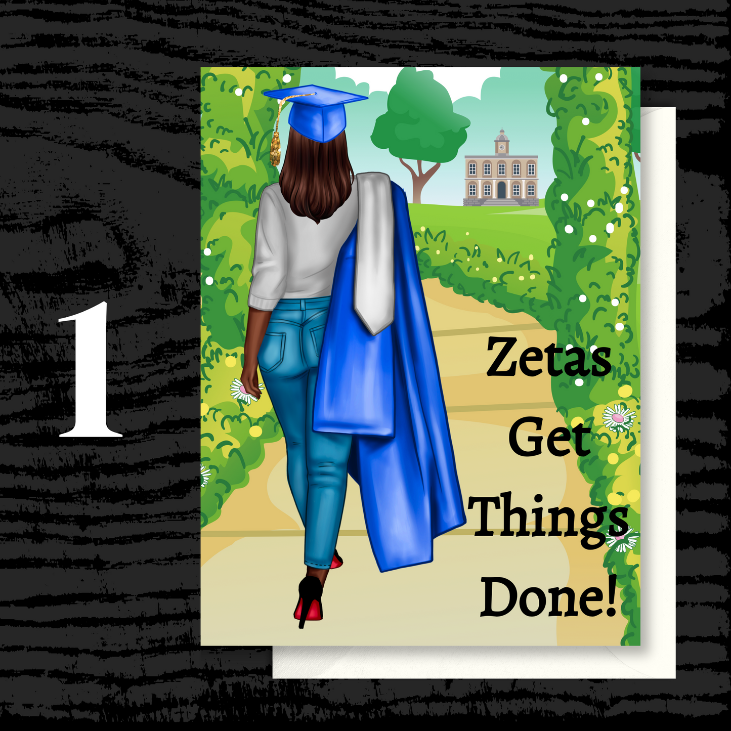 Zetas Get Things Done Graduation Greeting Cards