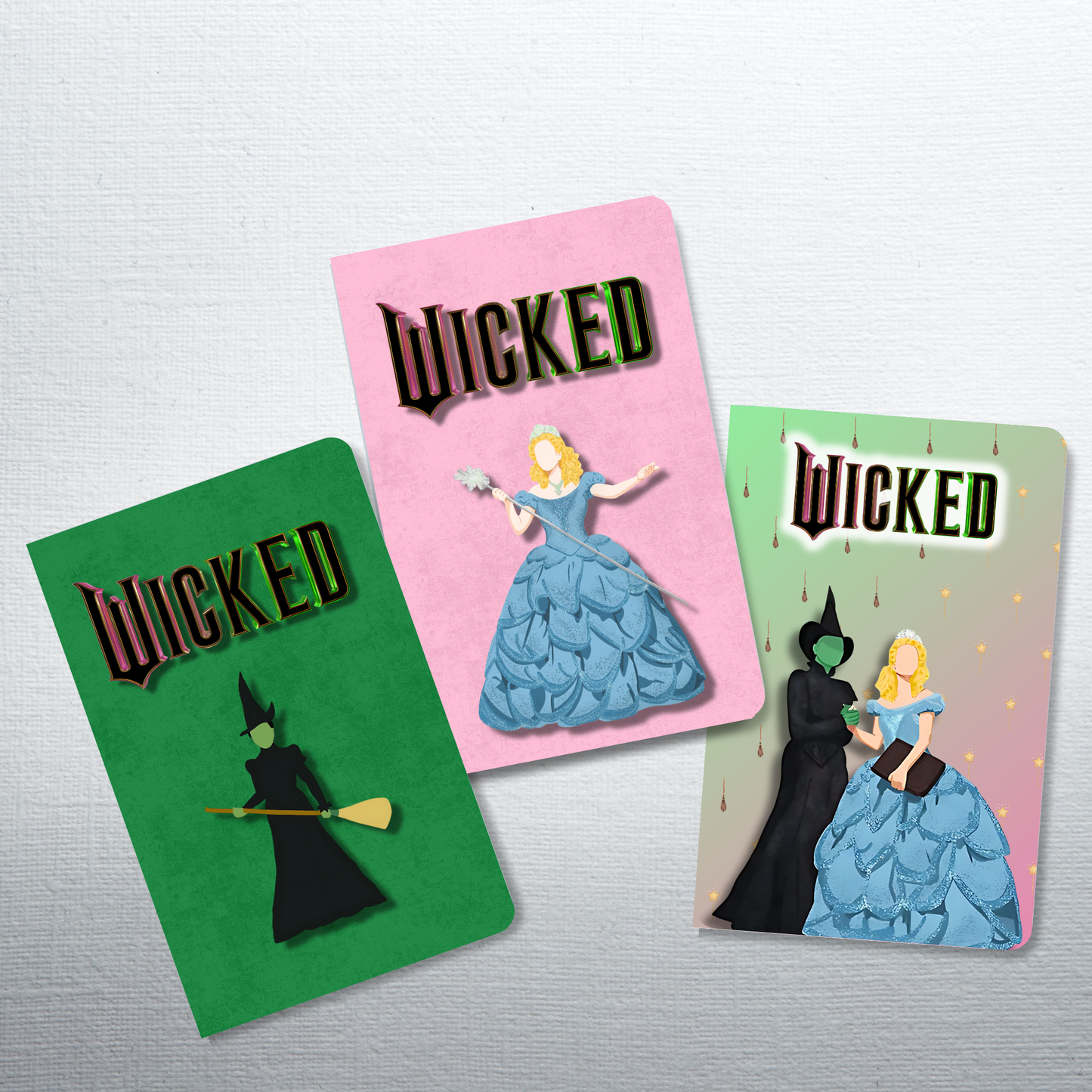 Wickedly Inspired Lined or Blank Slim Notebooks